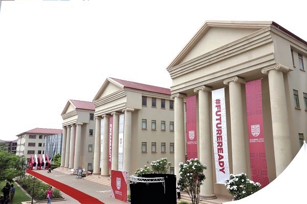 Front view of the Academic City University. Picture: SAMUEL TEI ADANO
