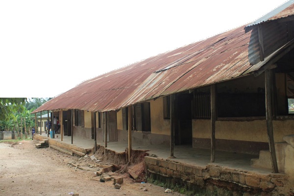  A section of the 100-year-old school block