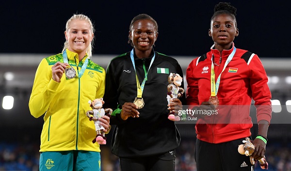 Debbie Acquah Acquah medal