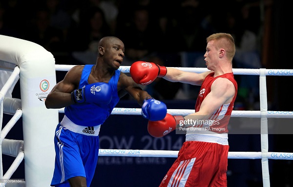 Jessie Lartey in action