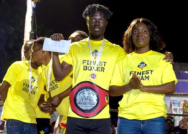 Michael of Yeiamang with Korkor Adiamah of B.B.C. Industrials Co. Ltd.