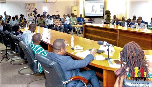 Some participants in the meeting. 