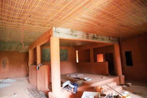 Inside of the Yaa Asantewaa Museum 