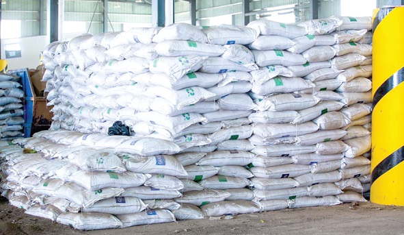 Some of the final products at the  Accra Compost and Recycling Plant.  Some of the final products at the  Accra Compost and Recycling Plant.