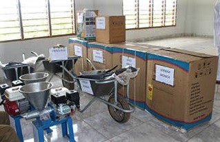 Some of the items presented