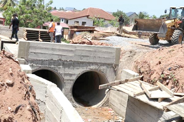 Ayigbe Town - Azumah Link storm drain