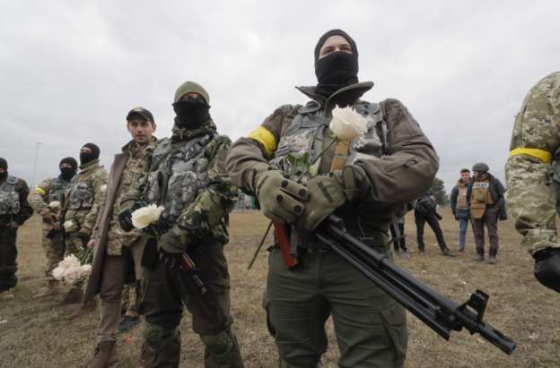 The Ukranian embassy said there was interest from Nigerians who want to fight with Ukranian forcesImage caption: The Ukranian embassy said there was interest from Nigerians who want to fight with Ukranian forces The Ukranian embassy said there was interest from Nigerians who want to fight with Ukranian forcesImage caption: The Ukranian embassy said there was interest from Nigerians who want to fight with Ukranian forces