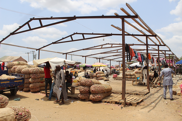 Onion traders are demanding more of such facilities at the market. Pictures: ESTHER ADJORKOR ADJEI Onion traders are demanding more of such facilities at the market. Pictures: ESTHER ADJORKOR ADJEI