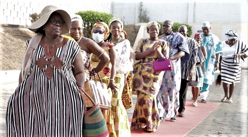 Staff of the Newspapers Department of the GCGL showcasing the traditional wear from their various regions during the “Rep Your Region” competition Staff of the Newspapers Department of the GCGL showcasing the traditional wear from their various regions during the “Rep Your Region” competition
