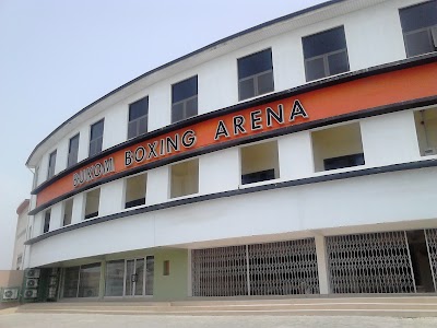 The front view of the Bukom Boxing Arena The front view of the Bukom Boxing Arena
