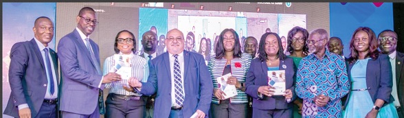 Farid Antar (4th from left), MD of Republic Bank (Ghana) Plc, joined by Rev. Daniel Ogbarmey Tetteh (2nd from left), Director-General, Securities and Exchange Commission, and Mrs Madeline Nettey (3rd from left), Chief Executive Officer of Republic Investments (Ghana) Limited, and other staff of the company to launch the new investment product Farid Antar (4th from left), MD of Republic Bank (Ghana) Plc, joined by Rev. Daniel Ogbarmey Tetteh (2nd from left), Director-General, Securities and Exchange Commission, and Mrs Madeline Nettey (3rd from left), Chief Executive Officer of Republic Investments (Ghana) Limited, and other staff of the company to launch the new investment product