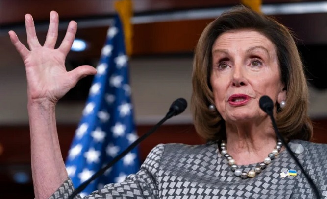 Speaker of the House Nancy Pelosi says US aid will help Ukraine defend ‘democracy for the world’ Speaker of the House Nancy Pelosi says US aid will help Ukraine defend ‘democracy for the world’