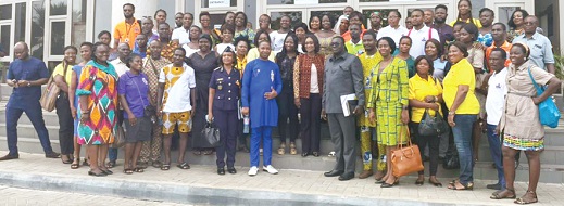 Some officials of the GRA and the Deputy Minister of Finance, Abena Osei Asare, with some of the members of the various trade associations after the engagement Some officials of the GRA and the Deputy Minister of Finance, Abena Osei Asare, with some of the members of the various trade associations after the engagement