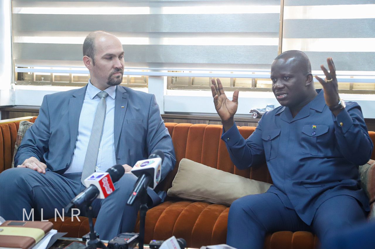 This move comes as an outcome from the meeting between the Bulgarian Ambassador to Nigeria with accreditation to Ghana, Yanko V. Yordanov and the Minister for Lands and Natural Resources Samuel A. Jinapor on Tuesday [May 18, 2022.]