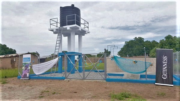 One of the solar-powered mechanised boreholes. One of the solar-powered mechanised boreholes.