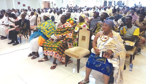 A section of the participants at the opening ceremony of the GCBC in Sunyani.