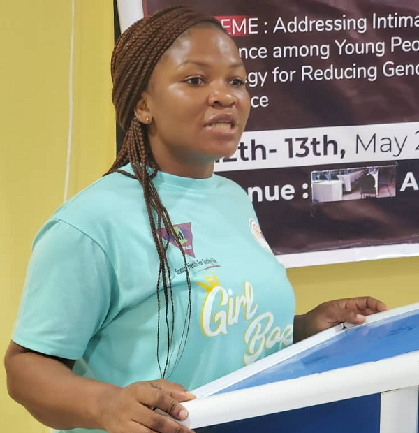 Ms. Janet Ahiagba delivering her address