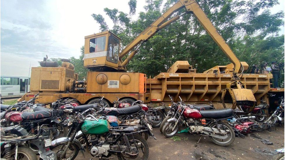 Motorcycle taxis have been involved in many traffic accidents in Lagos