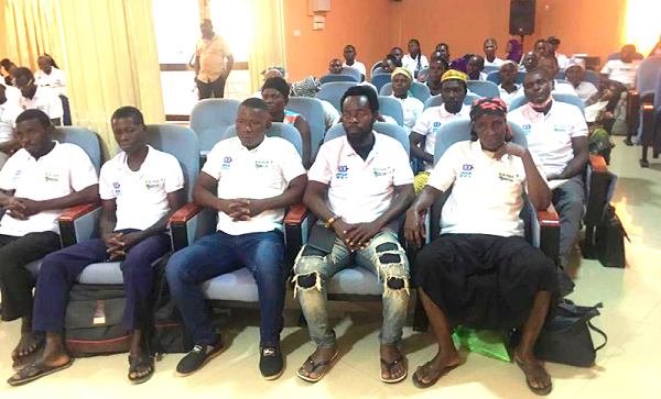  A section of the farmers in the training workshop