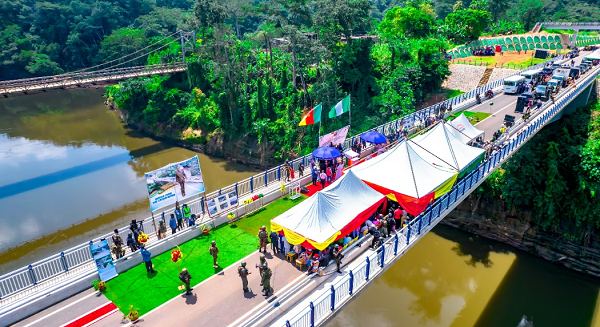 The newly commissioned bridge