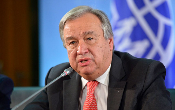 UN chief Antonio Guterres 