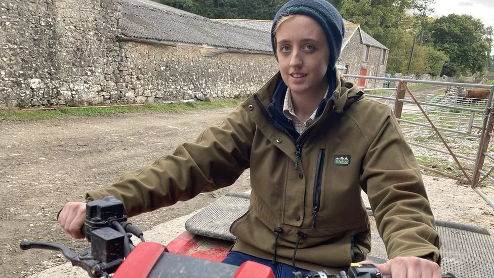 Ffion had to grow up fast, learning how to run the family farm Farming: Teen takes over family farm after dad's stroke