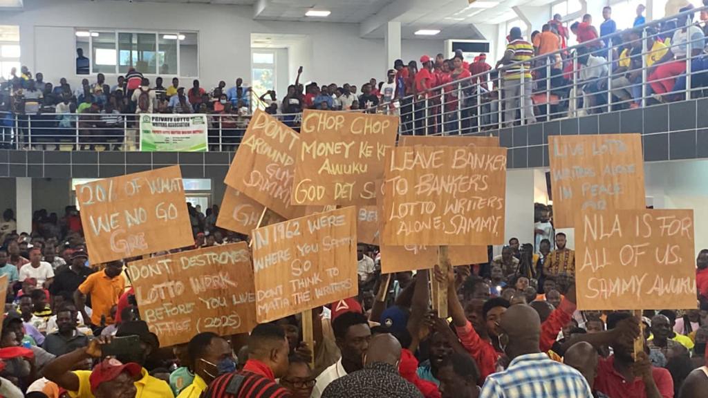 Lotto writers, operators reject NLA's 20% commission