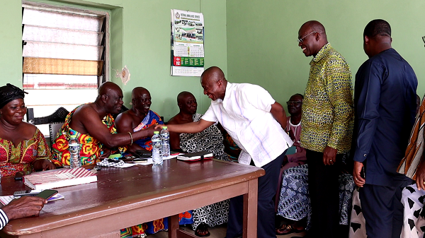 GIADEC introduces new shareholder of GBC to Anhwiaso, Sefwi Bekwai traditional leaders