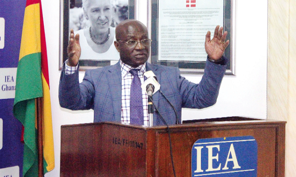 Osei Kyei-Mensah-Bonsu, the Majority Leader, giving his remarks. Picture: ERNEST KODZI Osei Kyei-Mensah-Bonsu, the Majority Leader, giving his remarks. Picture: ERNEST KODZI