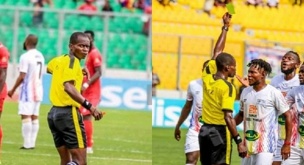 Referee Kenneth Padi