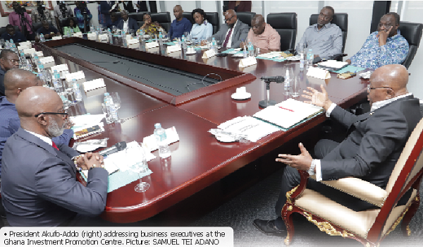 Driving transformation agenda: You'll receive needed support - President Akufo-Addo assures private sector