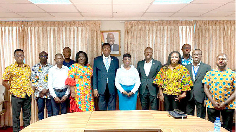 Officials of CILT and GSA after the meeting Logistics institute seeks partnership with Shippers’ Authority