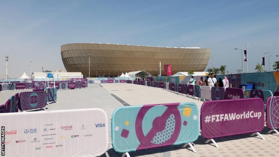 The Lusail Stadium in Doha is one of eight stadiums where no alcohol will be sold during the World Cup The Lusail Stadium in Doha is one of eight stadiums where no alcohol will be sold during the World Cup