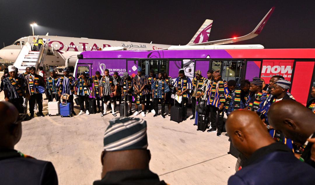 How the Black Stars arrived in Qatar for the World Cup