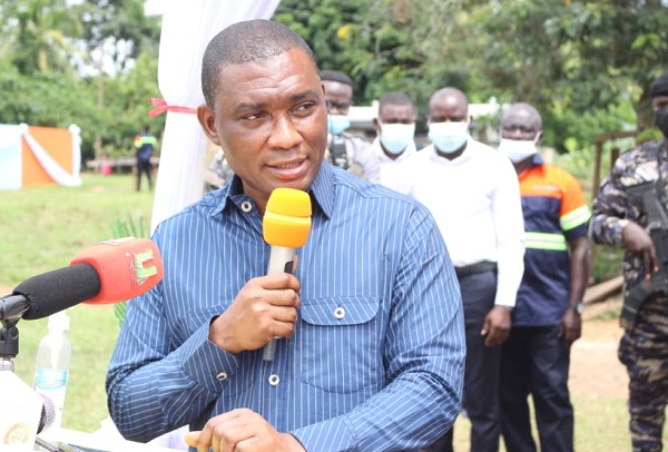The Deputy Minister of Lands and Natural Resources in charge of Mines, George Mireku Duker The Deputy Minister of Lands and Natural Resources in charge of Mines, George Mireku Duker