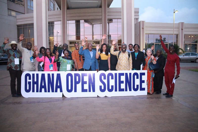 Some participants at the LIBSENSE Open Science Symposium held in Ghana Govt urged to develop policy on open science
