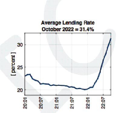 Interest rate hits  all-time high of 31.4%