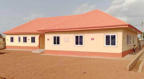 A health facility constructed by the MP in the Changli community A health facility constructed by the MP in the Changli community