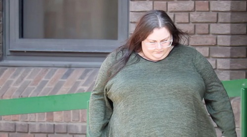 Kerry Gray arrived at Chelmsford Crown Court after she pleaded guilty to swindling men out of money Woman sentenced for dating app fraud; she told men her parents had just died before 'billing' them