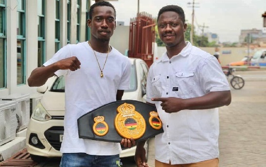 John Laryea (left) works hard under the tutelage of Lawrence Carl Lokko John Laryea (left) works hard under the tutelage of Lawrence Carl Lokko