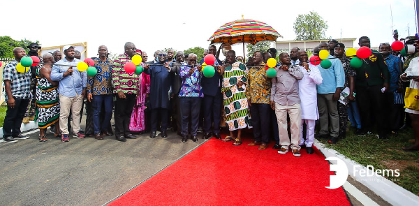 Akufo-Addo commissioning the residential complex for appeal court judges Akufo-Addo commissioning the residential complex for appeal court judges