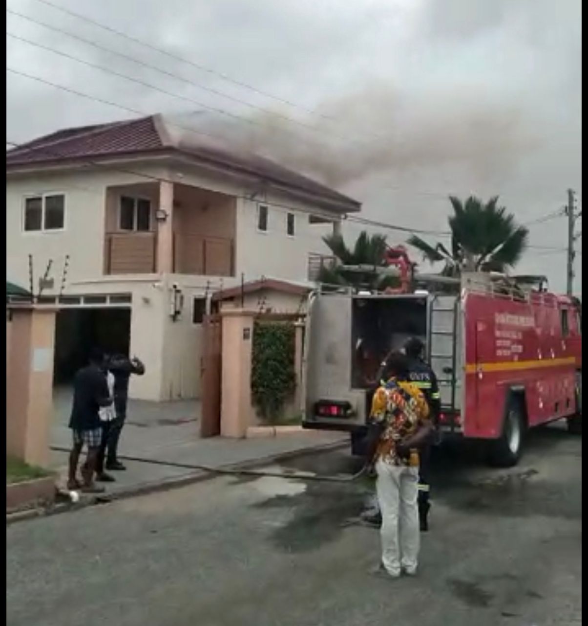 Land Minister Jinapor's private residence catches fire Land Minister Jinapor's private residence catches fire