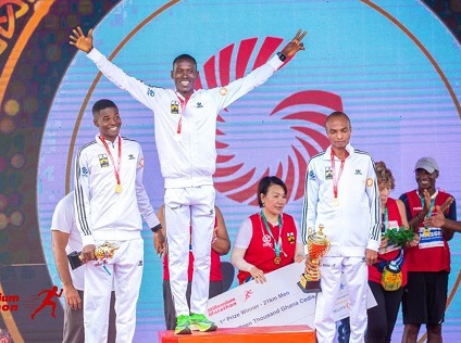 Arthur sets new Millennium Marathon record