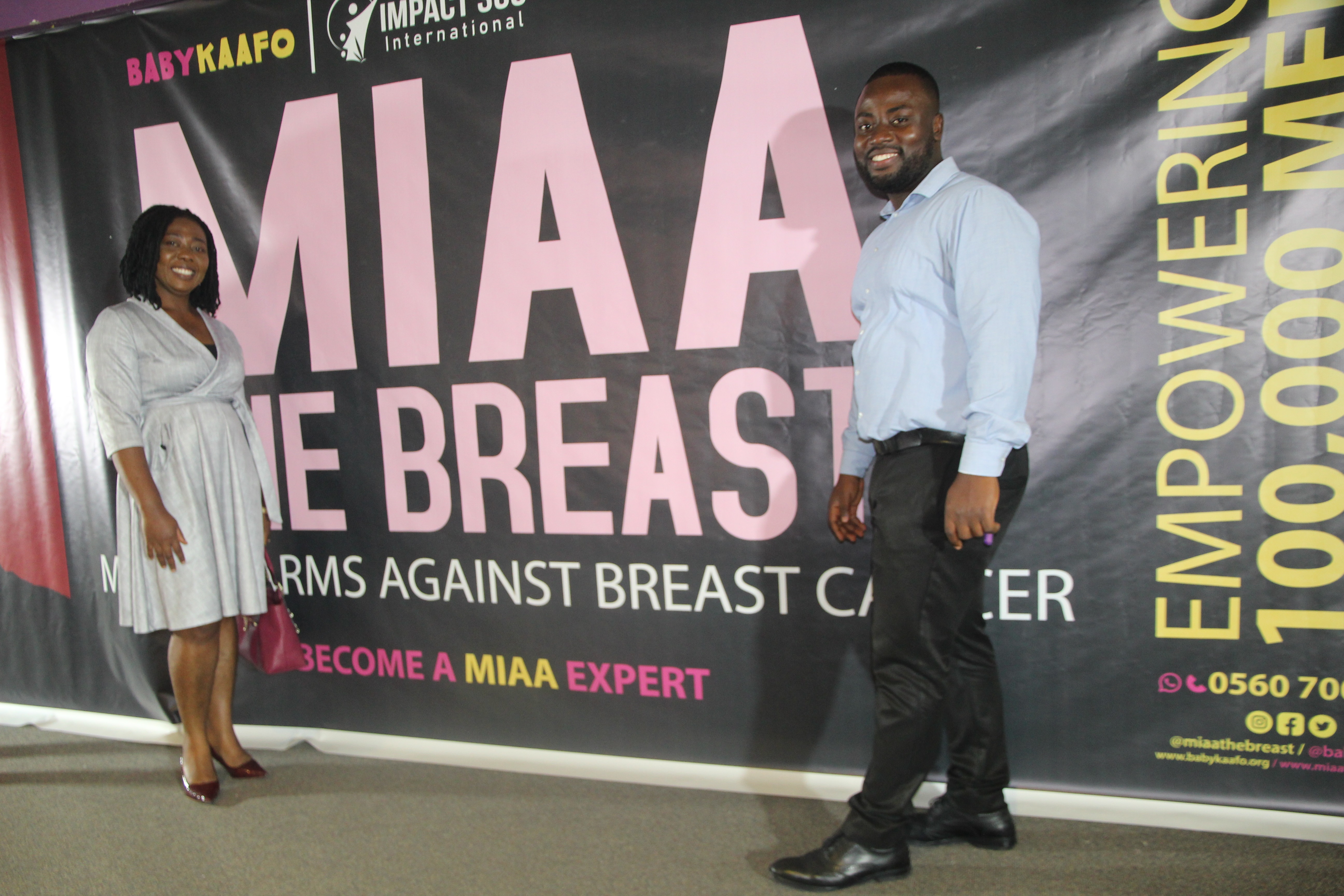 "MIAA" breasts campaign empowers men to examine women for breast cancer "MIAA" breasts campaign empowers men to examine women for breast cancer