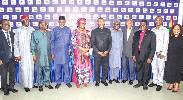 Some dignitaries and religious leaders after the seminar. Picture: ERNEST KODZI Make NDPC independent to ensure continuity of devt - Religious leaders advocate