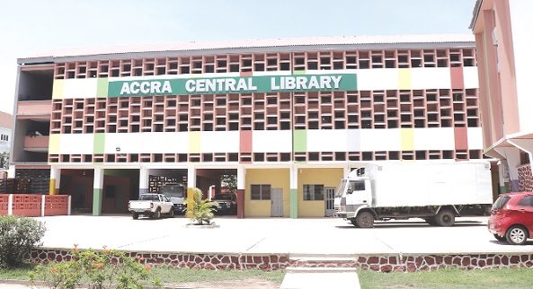 • The Accra Central Library • The Accra Central Library