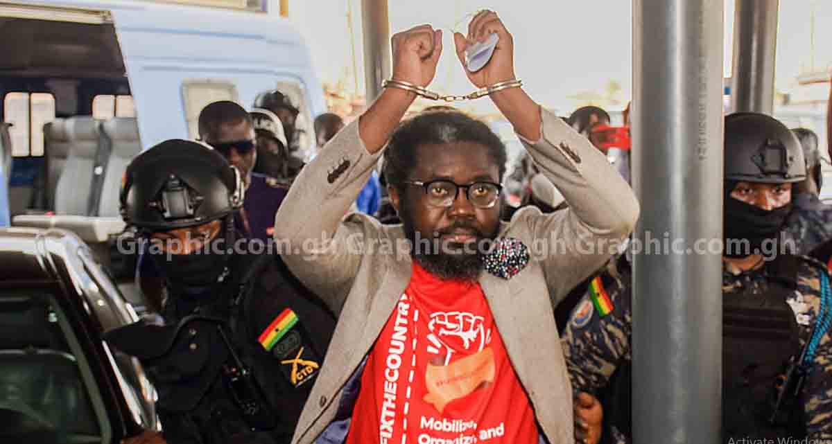 the report detailed the arrest of Oliver Barker-Vormawor, an activist critical of the government, by police on February 11 the report detailed the arrest of Oliver Barker-Vormawor, an activist critical of the government, by police on February 11