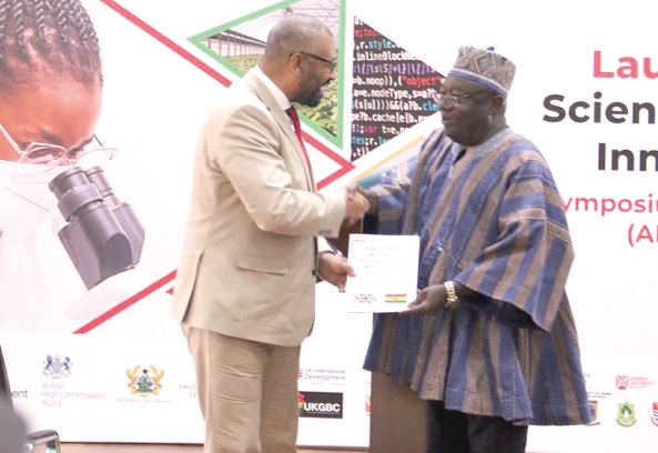James Cleverly (left), UK Secretary of State for Foreign, Commonwealth and Development Affairs, and Dr Kwaku Afriyie, launching the strategy James Cleverly (left), UK Secretary of State for Foreign, Commonwealth and Development Affairs, and Dr Kwaku Afriyie, launching the strategy
