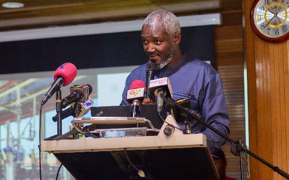 Deputy Chief Executive Officer of the NPA, Mr. Perry Okudzeto addressing the media