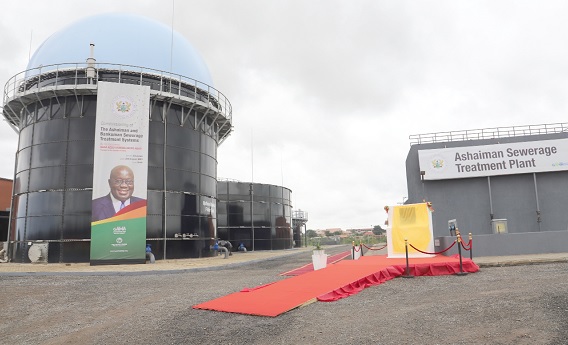 The Ashaiman Sanitation plant after the commissioning ceremony
